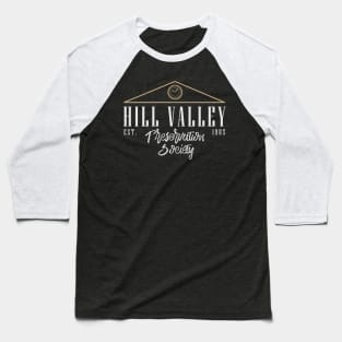 Hill Valley Preservation Society Baseball T-Shirt